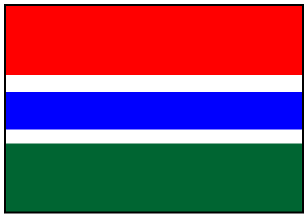 Gambia Flag